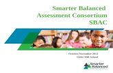 Smarter Balanced Assessment Consortium SBAC October/November 2013 Cider Mill School.