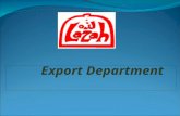 Export Department. About LAZAH Mission. Vision. Values. Objectives Strategies Manufacturing Customers Certificates Content.