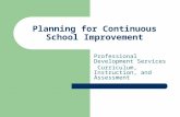 Planning for Continuous School Improvement