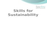 Skills for Sustainability. Dr David Hickie Chief Executive.
