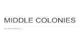 MIDDLE COLONIES APUSH PERIOD 5. POLITICAL Middle colonies were originally proprietary colonies, but all five of them were at some time royal provinces.