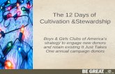The 12 Days of Cultivation Stewardship Boys  Girls Clubs of Americas strategy to engage new donors and retain existing It Just Takes One annual campaign.