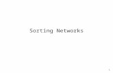 1 Sorting Networks. 2 10 9 4 3 2 1 8 7 9 4 3 2 1 8 7 Sorting.