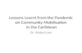 Lessons Learnt from the Pandemic on Community Mobilisation in the Caribbean Dr. Robert Lee.