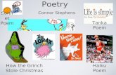 Poetry Connor Stephens How the Grinch Stole Christmas Haiku Poem Tanka Poem Sonne t Poem