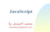 JavaScript محمد احمدی نیا 2 Of 48 What is JavaScript?  JavaScript was designed to add interactivity to HTML pages  A scripting.