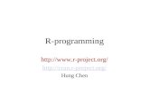 R-programming   Hung Chen.