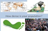 How dense is your population?. Population density REVIEW: What are the characteristics of a population? (3)  Population Size  Population Spacing  Population.