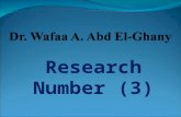 Research Number (3). Evaluation of the Efficacy of Feed Additives to Counteract the Toxic Effects of Aflatoxicosis in broiler Chickens Wafaa A. Abd El-Ghany.