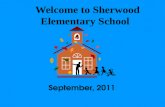Welcome to Sherwood Elementary School September, 2011.