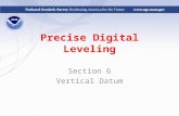 Precise Digital Leveling Section 6 Vertical Datum.