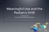 EHR Background Why EHRs? Improve Communication Improve Efficiency Save $$ Reduce Errors Take Better Care of Our Patients.