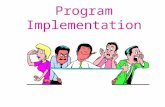 Program Implementation. Consulting Roles Analyst Change Agent Systems People Trainer Yes Man Listener/Counselor Scapegoat.
