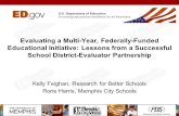 Evaluating a Multi-Year, Federally-Funded Educational Initiative: Lessons from a Successful School District-Evaluator Partnership Kelly Feighan, Research.