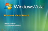 Windows Vista Search Mathias Carlberg