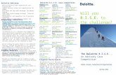 Will you R.I.S.E. to the challenge? Spring 2016 The Deloitte R.I.S.E.  An Advisory Case Competition Risks, Issues, Solutions  Experiences Attracting.