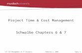 Topic 5- 1ICT 327 Management of IT ProjectsSemester 1, 2004 Project Time  Cost Management Schwalbe Chapters 6  7.