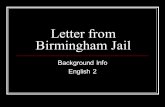 Letter from Birmingham Jail Background Info English 2.
