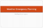 Building Access/egress Weather Emergency Planning 1.