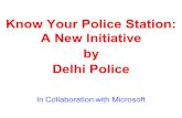 Know Your Police Station: A New Initiative by Delhi Police In Collaboration with Microsoft.