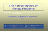 The Forces Method on Fekete Problems E. Bendito, A. Carmona, A. M. Encinas, A. Medina Departament de Matemtica Aplicada III UPC.
