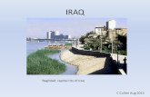 IRAQ C Cullen Aug 2013 Baghdad, capital city of Iraq.