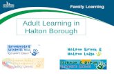Family Learning Adult Learning in Halton Borough.