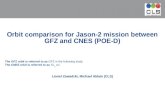 Orbit comparison for Jason-2 mission between GFZ and CNES (POE-D) The GFZ orbit is referred to as GFZ in the following study The CNES orbit is referred.