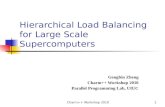 Hierarchical Load Balancing for Large Scale Supercomputers Gengbin Zheng Charm++ Workshop 2010 Parallel Programming Lab, UIUC 1Charm++ Workshop 2010.