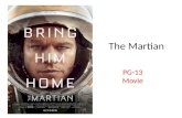 The Martian PG-13 Movie. Ask your parent to take you to see this movie. Hold on to the movie ticket stub, attach it to the report you will write.