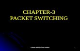 Computer Networks-Packet Switching1 CHAPTER-3 PACKET SWITCHING.
