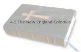 4.3 The New England Colonies