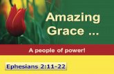 Amazing Grace... Ephesians 2:11-22 A people of power!