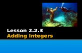 Integers are the whole numbers and their opposites.