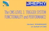 The CMS LEVEL 1 TRIGGER SYSTEM FUNCTIONALITY and PERFORMANCE
