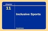 Author name here for Edited books Chapter 11 Inclusive Sports 11 Inclusive Sports chapter Ronald Davis.