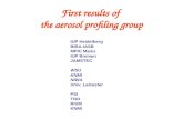 First results of the aerosol profiling group IUP Heidelberg BIRA-IASB MPIC Mainz IUP Bremen JAMSTEC…