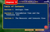 Chapter 9 Table of Contents Section 1 Geologic Time