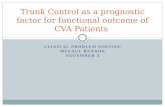 CLINICAL PROBLEM SOLVING MCCAUL BENSON NOVEMBER 5 Trunk Control as a prognostic factor for functional…