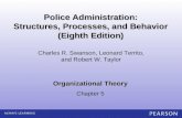 Organizational Theory Chapter 5 Charles R. Swanson, Leonard Territo, and Robert W. Taylor Police Administration:…