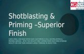 Shotblasting & Priming –Superior Finish COEN STEEL CAN NOW OFFER OUR CUSTOMERS A FULL SHOTBLASTING…