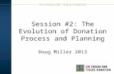 Session #2: The Evolution of Donation Process and Planning Doug Miller 2013.