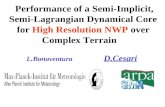 Performance of a Semi-Implicit, Semi-Lagrangian Dynamical Core for High Resolution NWP over Complex…