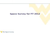 Space Survey for FY 2012. What is a Space Survey? A space survey is the process of: Verifying the physical…