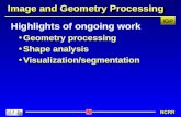 IGP NCRR Image and Geometry Processing Highlights of ongoing work Geometry processing Shape analysis…