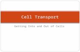 Getting Into and Out of Cells Cell Transport. Types of Cell Transport Passive Transport - no cellular…