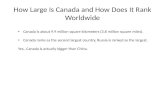How Large Is Canada and How Does It Rank Worldwide Canada is about 9.9 million square kilometers (3.8…