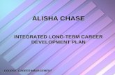ALISHA CHASE INTEGRATED LONG-TERM CAREER DEVELOPMENT PLAN COURSE: CAREER MANAGEMENT.