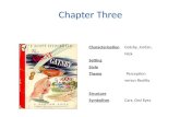 Chapter Three Characterisation Gatsby, Jordan, Nick Setting Style Theme Perception versus Reality Structure…