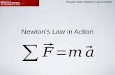 Physics 2015: Newton’s Law in Action Newton’s Law in Action.